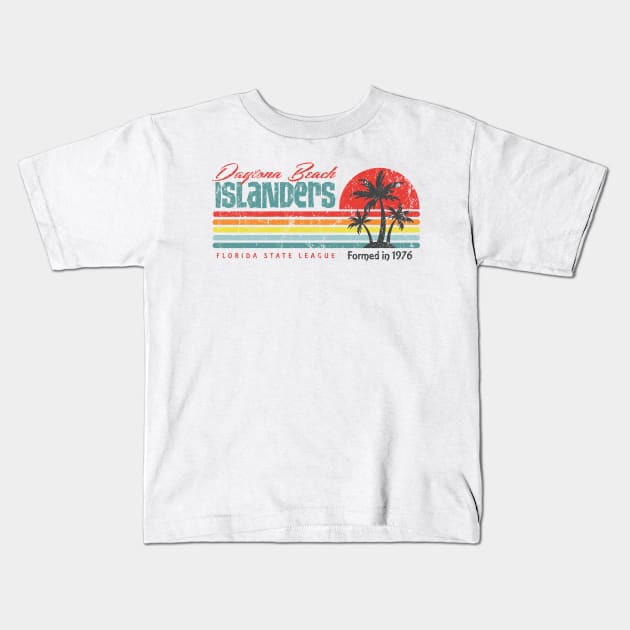 Daytona Beach Islanders Kids T-Shirt by MindsparkCreative